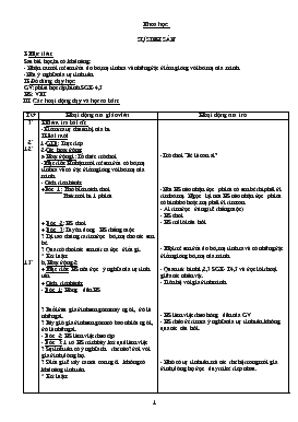 Giáo án Khoa học Lớp 5 - Nguyễn Xuân Ban - Tuần 1