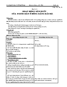 Giáo án Khoa - Sử - Địa Lớp 4 - Tuần 14