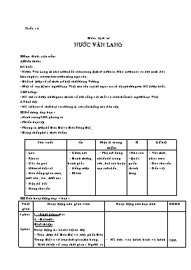 Giáo án Lịch sử 4 - Học kỳ I