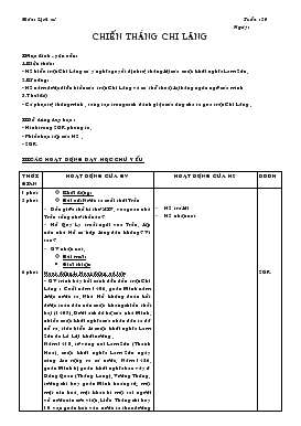 Giáo án Lịch sử 4 - Học kỳ II