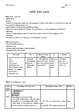 Giáo án Lịch sử 4