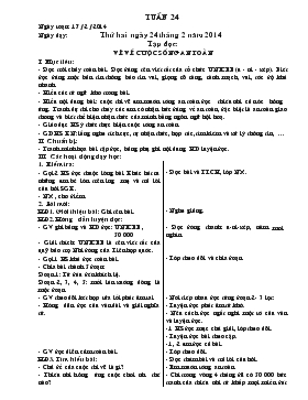 Giáo án Lớp 4 - Tuần 24