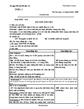 Giáo án Lớp 5 - Phan Ngọc Tuấn - Tuần 5