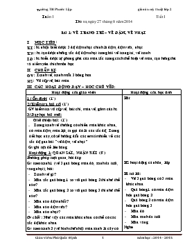 Giáo án Mĩ thuật Lớp 2 - Phú Quốc Định