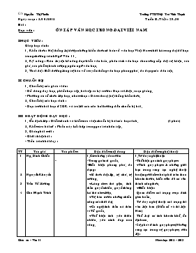 Giáo án Ngữ văn 11 - Nguyễn Thị Phước - Tuần 8