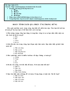 Giáo án Tin học 10 - Đoàn Phan Kim Lài - Bài thực hành số 8