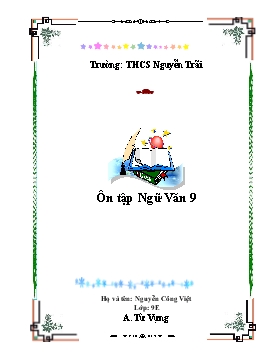 Ôn tập Ngữ Văn 9