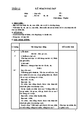 Bài giảng Lớp 1 - Môn Học vần - Tuần 12 - Bài 46 - Ôn, ơn