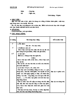 Bài giảng Lớp 1 - Môn Tập đọc - Tuần 28 - Bài : Ngôi nhà