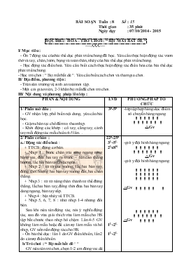 Bài giảng Lớp 1 - Môn Thể dục - Tuần 8 - Bài 15 - Học điều hoà – trò chơi : “ bịt mắt bắt dê “