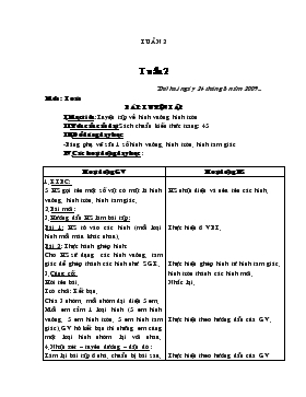 Bài giảng Môn : Toán Tuần 2 - Bài : Luyện tập (tiếp)