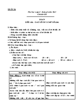 Bài giảng Toán tiết 101: Các số có 2 chữ số (136)