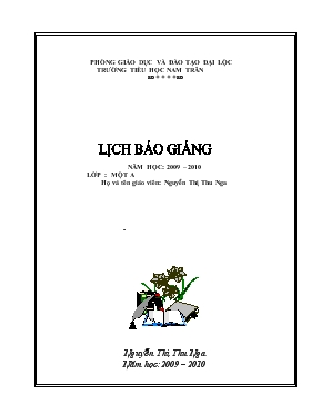 Đề tài Góp phần tạo hứng thú cho học sinh lớp một trong giờ luyện nói – môn tiếng việt