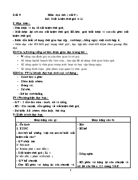 Giáo án chuẩn kiến thức kỹ năng lớp 4