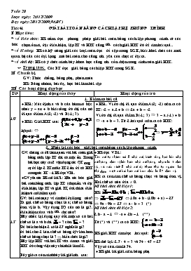 Giáo án Đại số 9 - Tiết 41: Giải bài toán bằng cách lập hệ phương trình