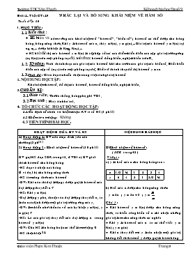 Giáo án Hình học 9 - Tuần 10, 11, 12