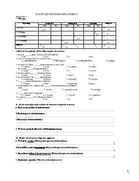 Tuyển tập tests grade 7 (part 1)