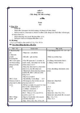 Bài giảng Lớp 2 - Môn Toán -  Tuần 9 - Lít
