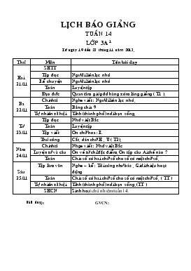 Bài giảng Lớp 3 - Môn Tiếng Việt - Tập đọc - Kể chuyện: Người liên lạc nhỏ