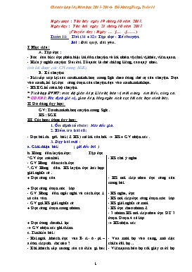 Bài giảng Lớp 3 - Môn Tiếng Việt - Tuần 11: Tiết (31, 32): Tập đọc - Kể chuyện - Bài : Đất quý, đất yêu