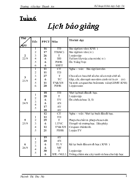 Bài giảng Lớp 3 - Môn Tiếng Việt - Tuần 6 - Tiết 16, 17 - Tập đọc - Bài : Bài tập làm văn