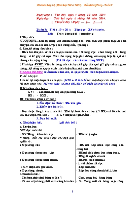 Bài giảng Lớp 3 - Môn Tiếng Việt - Tuần 7: Tiết ( 19, 20 ): Tập đọc - Kể chuyện - Bài: Trận bóng dưới lòng đường