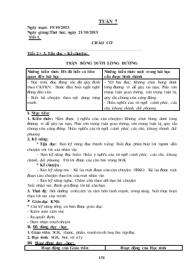 Bài giảng Lớp 3 - Môn Tiếng Việt - Tuần 7 - Tiết 2,  3 - Tập đọc - Kể chuyện: Trận bóng dưới lòng đường (tiếp)