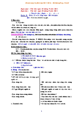 Bài giảng Lớp 3 - Môn Tiếng Việt - Tuần 8: Tiết ( 22, 23 ) Tập đọc - Kể chuyện - Bài : Các em nhỏ và cụ già