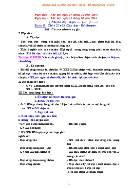 Bài giảng Lớp 3 - Môn Tiếng Việt - Tuần 8: Tiết ( 22 và 23 ) Tập đọc - Kể chuyện - Bài : Các em nhỏ và cụ già