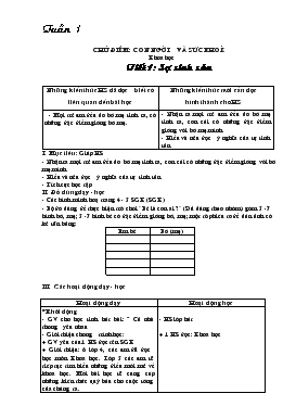 Bài giảng Lớp 4 - Môn Khoa học - Tiết 1: Sự sinh sản