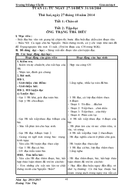 Bài giảng Lớp 4 - Môn Tiếng Việt - Tiết 2: Tập đọc: Ông trạng thả diều