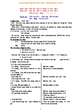 Bài giảng Lớp 3 - Môn Tiếng Việt - Tuần 14: Tiết (41, 42): Tập đọc - Kể chuyện - Bài : Người liên lạc nhỏ