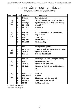 Bài giảng Lớp 3 - Môn Toán - Tuần 2 - Bài : Trừ các số có ba chữ số (có nhớ 1 lần)