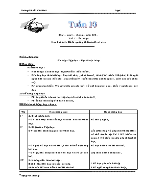 Bài giảng Lớp 4 - Môn Tiếng Việt - Tuần 10 - Tiết 2 – Tập đọc - Ôn tập : Tập đọc - Học thuộc lòng