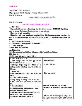 Bài giảng Lớp 4 - Môn Tiếng Việt - Tuần 24 - Tiết 2 - Tập đọc : Vẽ về cuộc sống an toàn