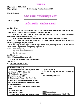 Bài giảng Lớp 4 - Môn Tiếng Việt - Tuần 4 - Tiết 2 - Tập đọc: Một người chính trực