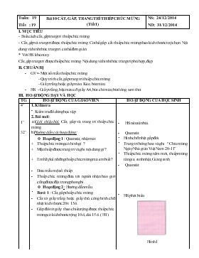 Bài giảng Lớp 5 - Môn Thủ công - Tuần 19 - Tiết 19 - Bài 10: Cắt, gấp, trang trí thiếp chúc mừng (tiết 1)