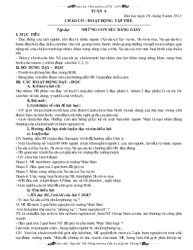 Bài giảng Lớp 5 - Môn Tiếng Việt - Tập đọc: Những con sếu bằng giấy (tiếp)