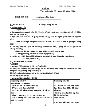 Bài giảng Lớp 5 - Môn Tiếng Việt - Tập đọc (tiết 15): Kì diệu rừng xanh (tiếp)