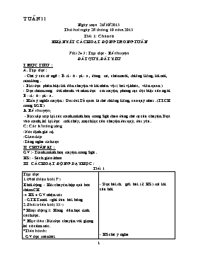 Bài giảng Lớp 5 - Môn Tiếng Việt - Tiết 2, 3 : Tập đọc - Kể chuyện: Đất quý, đất yêu