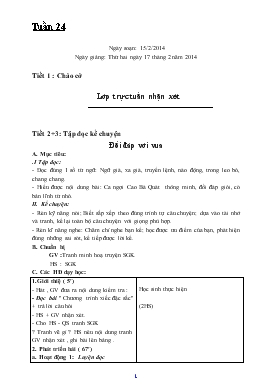 Bài giảng Lớp 5 - Môn Tiếng Việt - Tiết 2, 3: Tập đọc: Kể chuyện Đối đáp với vua