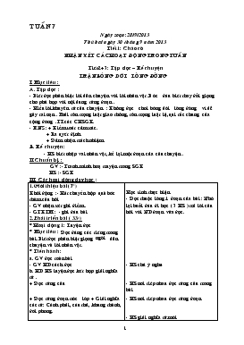 Bài giảng Lớp 5 - Môn Tiếng Việt - Tiết 2, 3: Tập đọc – kể chuyện: Trận bóng dưới lòng đường