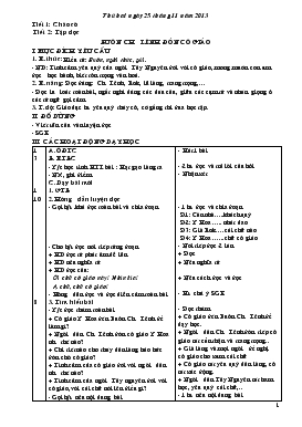 Bài giảng Lớp 5 - Môn Tiếng Việt - Tiết 2: Tập đọc: Buôn chư lênh đón cô giáo (tiếp)