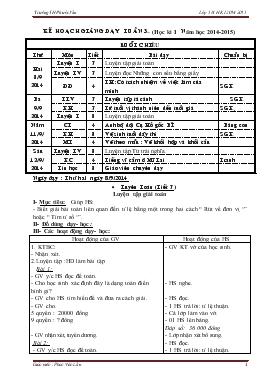 Bài giảng Lớp 5 - Môn Toán - Tiết 7 - Luyện tập giải toán