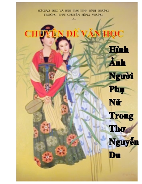 Chuyên đề Hình ảnh người phụ nữ trong thơ Nguyễn Du