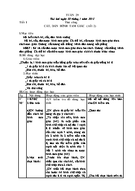 Giáo án Các môn phụ lớp 1 - Tuần 29