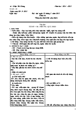 Giáo án Lớp 3 - Tuần 29 đến 35