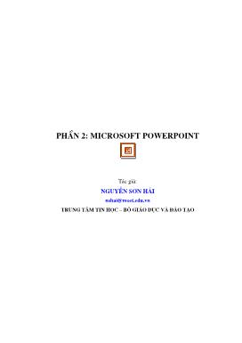 Tài liệu Microsoft Powerpoint