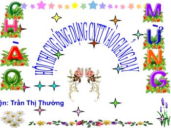 Bài giảng Khoa học - Sự chuyển thể của chất