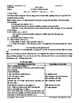 Giáo án Lớp 5 Tuần 8 - Trường IPS Đồng Nai